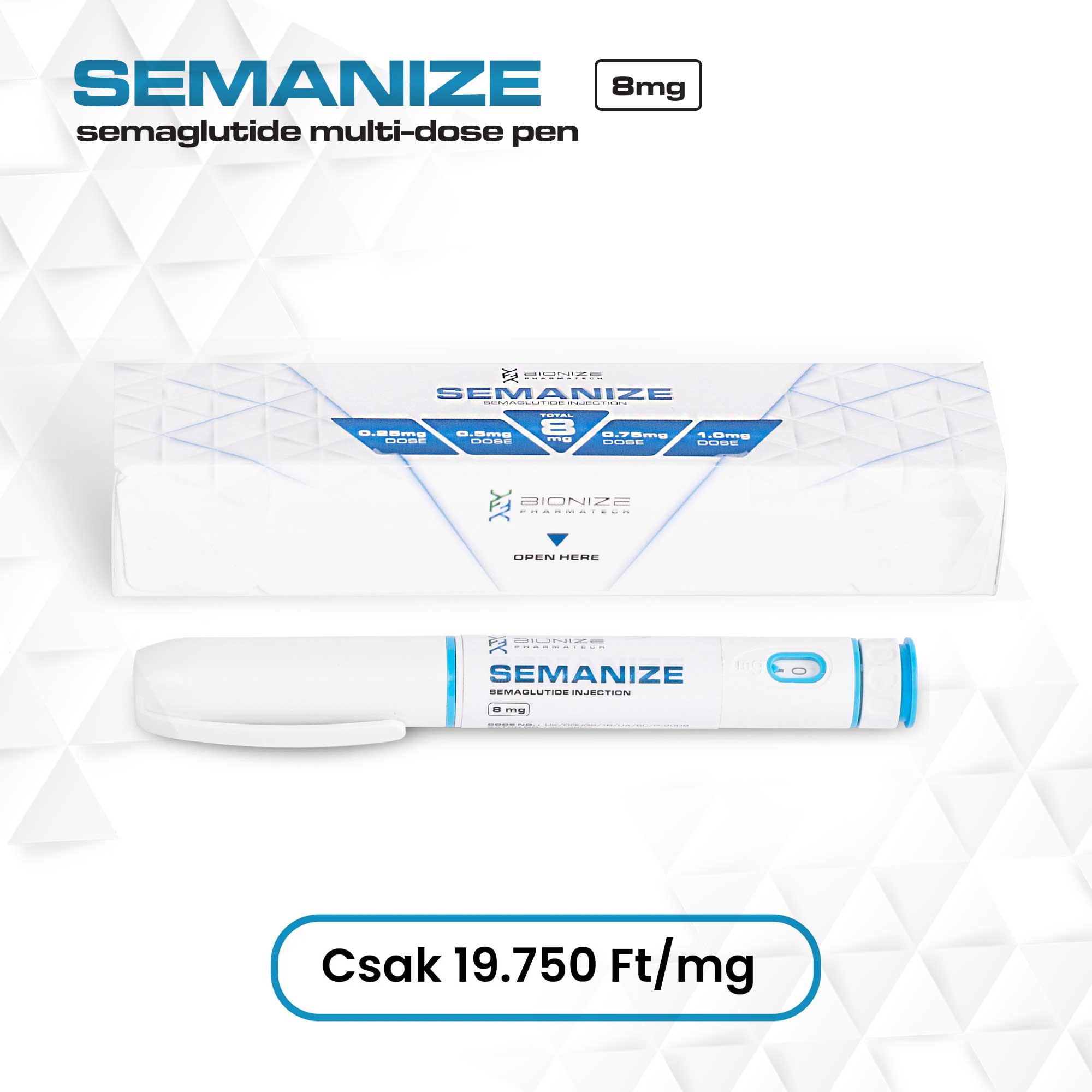 1 Doboz Semaglutide 8mg